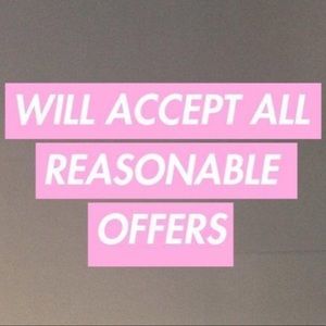 ALL REASONABLE OFFERS !!!!!